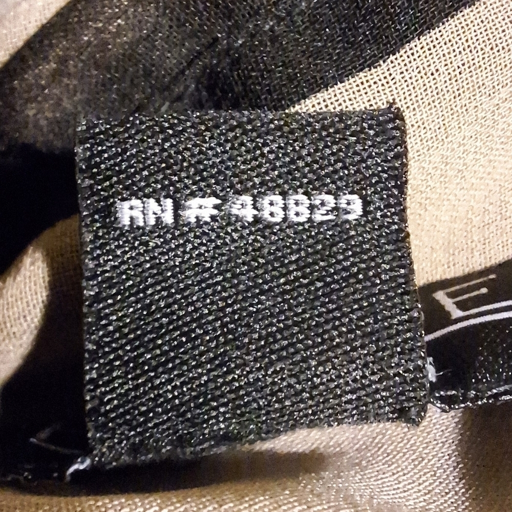 Rouge Collection Black and Cream Striped Sheer Button Down Shirt In A 3X. EUC - Picture 5 of 6